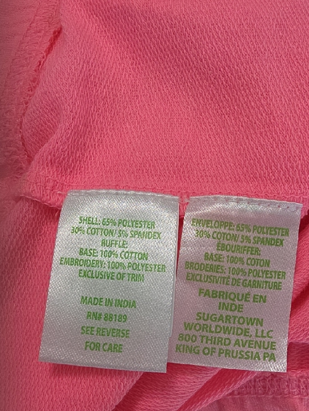 Lilly Pulitzer NWT Pink Ruffle Eyelet Shorts - Picture 8 of 9